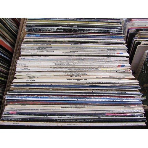 320 - THREE BOXES OF MIXED RECORDS