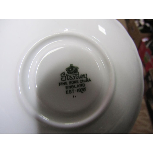 183 - BOX OF TEAWARES - STANLEY CHINA