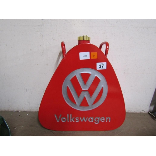 37 - REPLICA RED VW OIL CAN