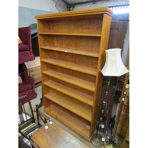 802 - LARGE PINE BOOKCASE - 204.5 x 127.5 x 24 cms