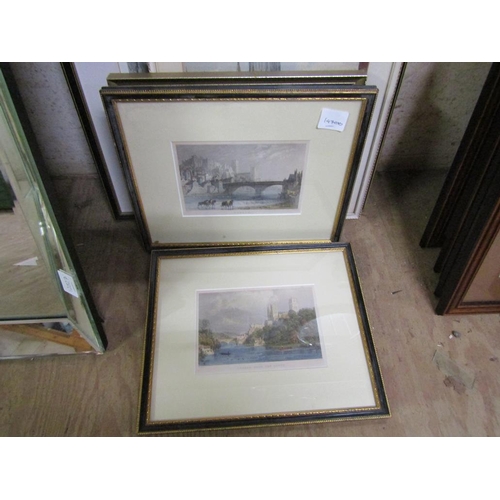 168 - FRAMED PRINTS AND ENGRAVINGS, MAP