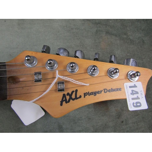 1419 - AXL PLAYER DELUXE ELECTRIC GUITAR