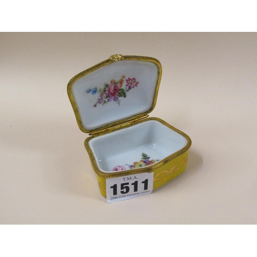 1511 - CONTINENTAL TRANSFER PRINTED BOX AND COVER