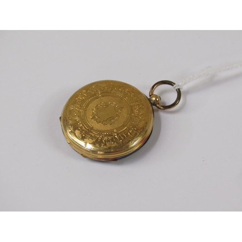 1521 - 18CT GOLD DAVIS & SONS POCKET WATCH