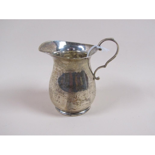 1650 - JAMES DIXON AND SONS, SHEFFIELD 1949 SILVER CREAM JUG - 4ozt