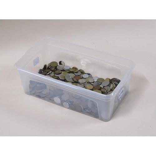 1718 - TUB OF MIXED CONTINENTAL COINS