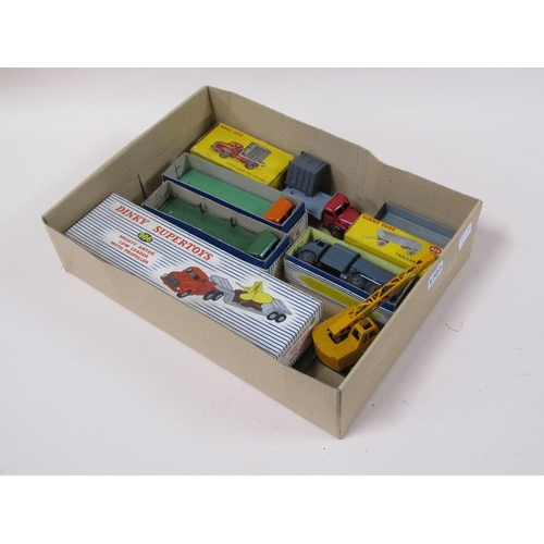 1727 - BOX OF DINKY SUPER TOYS AND OTHERS TO INCL. 986 MIGHTY ANTAR LOW LOADER