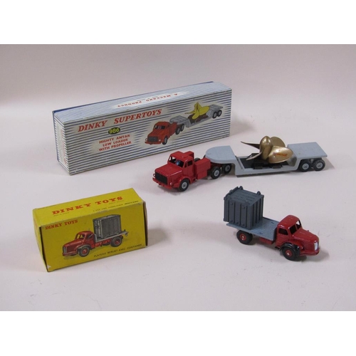 1727 - BOX OF DINKY SUPER TOYS AND OTHERS TO INCL. 986 MIGHTY ANTAR LOW LOADER