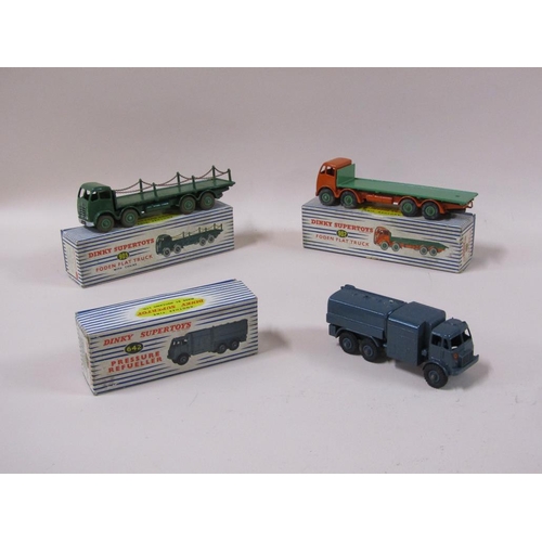 1727 - BOX OF DINKY SUPER TOYS AND OTHERS TO INCL. 986 MIGHTY ANTAR LOW LOADER