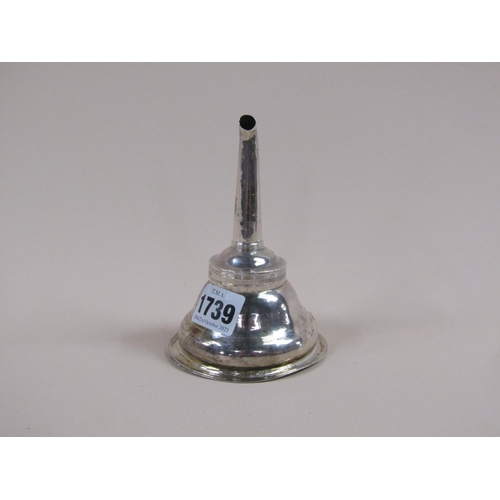 1739 - SILVER WINE FUNNEL, 2.6ozt