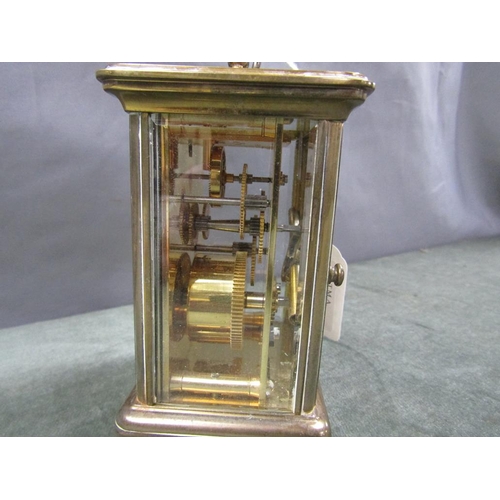 1498 - MATTHEW NORMAN BRASS CASED CARRIAGE CLOCK