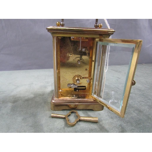 1498 - MATTHEW NORMAN BRASS CASED CARRIAGE CLOCK