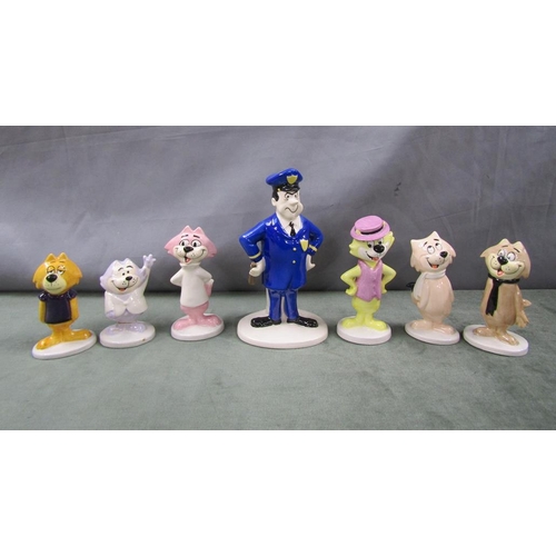 1828 - SET OF BESWICK TOP CAT FIGURES - LARGEST 18CM H