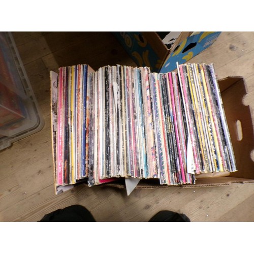 284 - TWO BOXES OF MIXED RECORDS