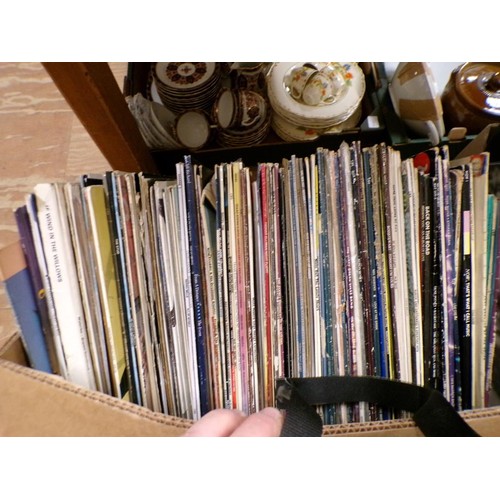 212 - TWO BOXES OF MIXED RECORDS