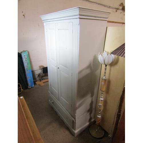 564 - PAINTED PINE WARDROBE