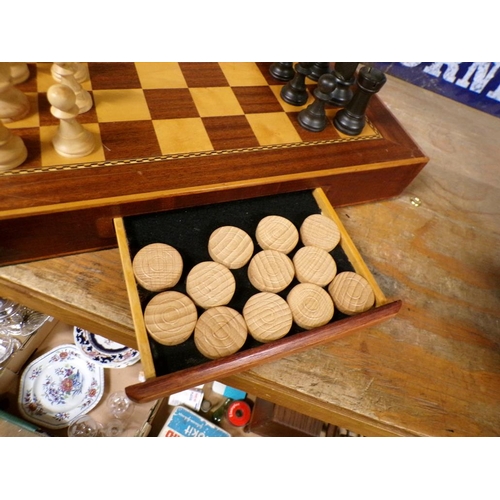 117 - CHESS SET AND PIECES