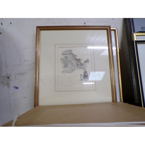 160 - QTY OF FRAMED AND SIGNED ETCHINGS