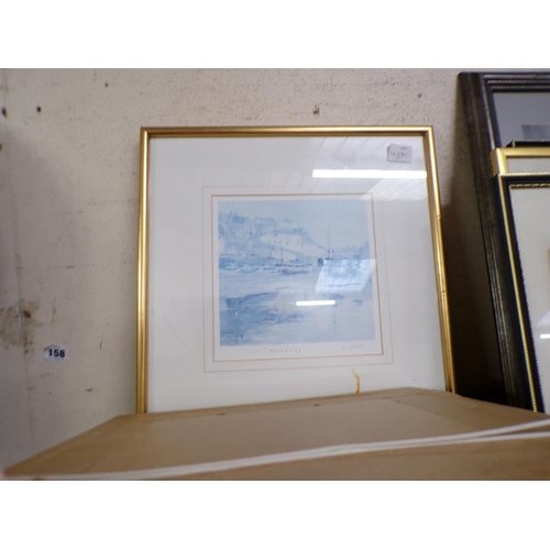 160 - QTY OF FRAMED AND SIGNED ETCHINGS