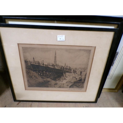 179 - COLLECTION OF FRAMED WATERCOLOURS AND ENGRAVINGS