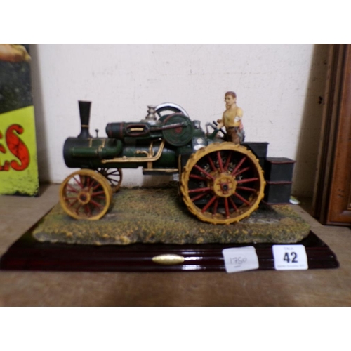 42 - JULIANNA COLLECTION MODEL OF STEAM TRACTOR