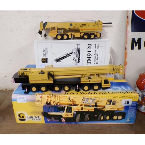 46 - DIECAST MODEL CRANES