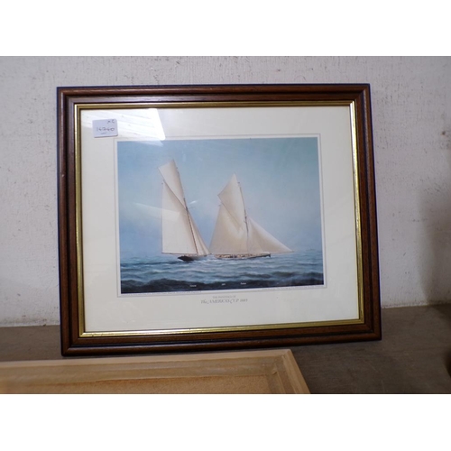 63 - FRAMED PRINTS - SEASCAPE AND ARTIC SCENE