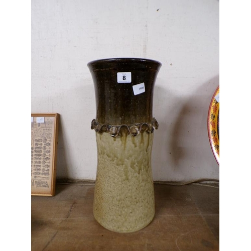 8 - STUDIO POTTERY VASE