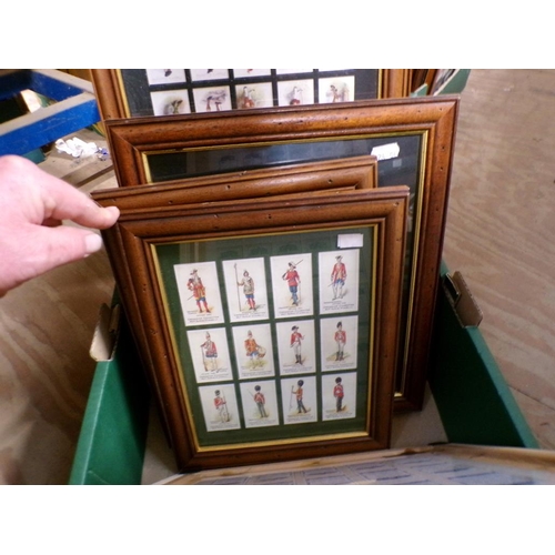 273 - FRAMED CIGARETTE CARDS