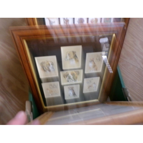 273 - FRAMED CIGARETTE CARDS