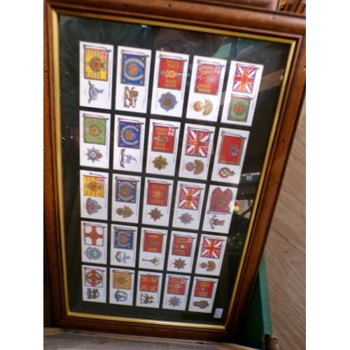 273 - FRAMED CIGARETTE CARDS