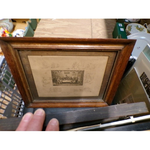 278 - FRAMED AND UNFRAMED PICTURES AND PRINTS