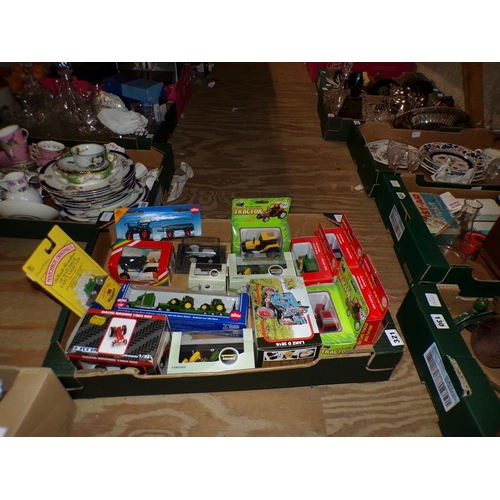 321 - BOXED DIECAST VEHICLES - TRACTORS ETC