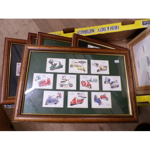 362 - FRAMED CIGARETTE TRADING TYPE CARDS