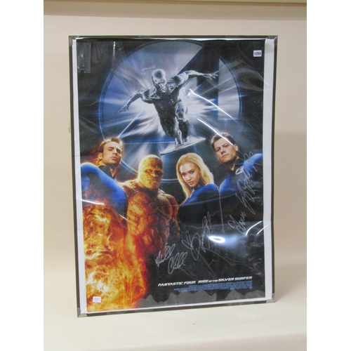 1255 - FILM POSTER - FANTASTIC FOUR RISE OF THE SILVER SURFER, 100CM X 75CM