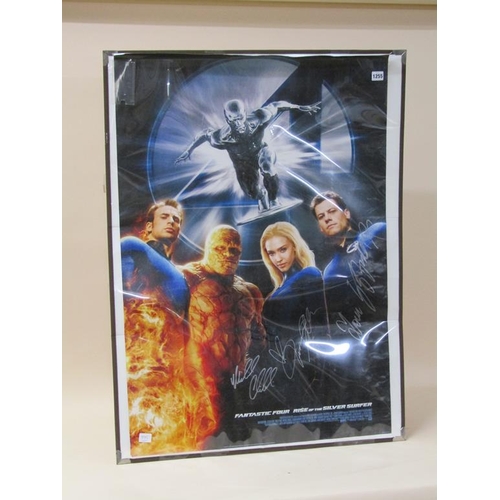 1255 - FILM POSTER - FANTASTIC FOUR RISE OF THE SILVER SURFER, 100CM X 75CM