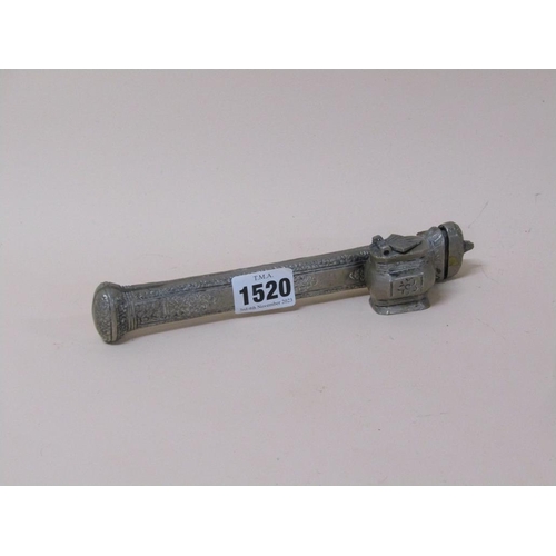 1520 - WHITE METAL SCRIBES TUBE