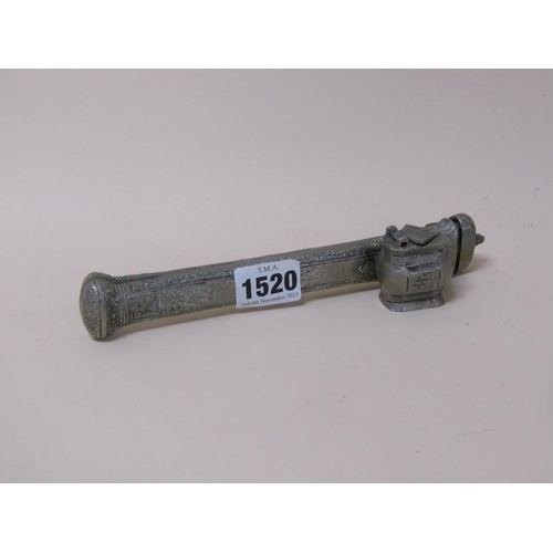 1520 - WHITE METAL SCRIBES TUBE