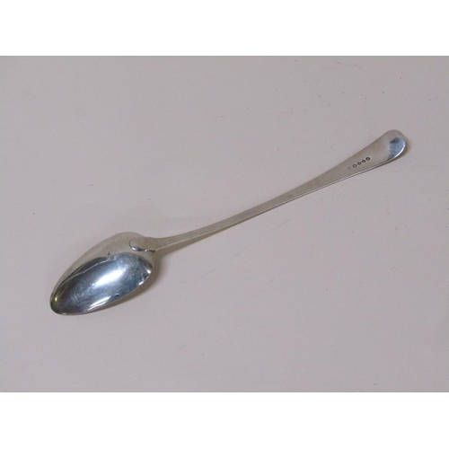 1563 - GEORGIAN SILVER SERVING SPOON