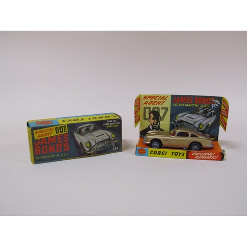 1690 - CORGI TOYS BOXED NO.261 - JAMES BOND SPECIAL AGENT 007 ASTON MARTIN DB5 IN GOLD