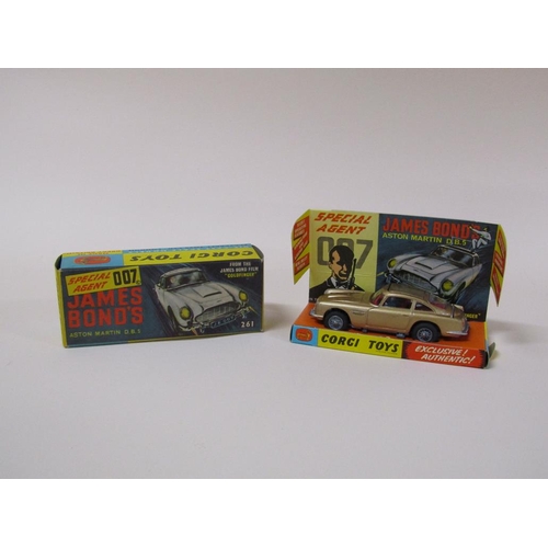 1690 - CORGI TOYS BOXED NO.261 - JAMES BOND SPECIAL AGENT 007 ASTON MARTIN DB5 IN GOLD