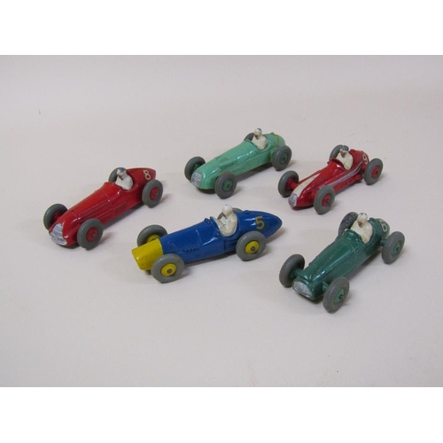 1694 - DINKY TOYS GIFT SET NO.4 - RACING CARS, COOPER BRISTOL, ALFA ROMEO, FERRARI, HWM & MASERATI