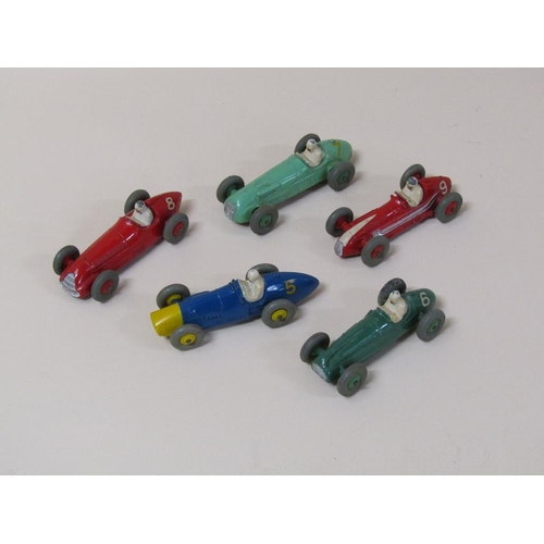 1694 - DINKY TOYS GIFT SET NO.4 - RACING CARS, COOPER BRISTOL, ALFA ROMEO, FERRARI, HWM & MASERATI