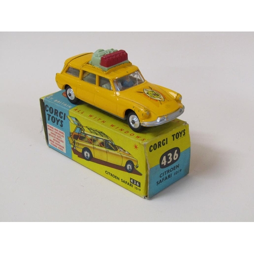 1696 - FOUR BOXED CORGI TOYS - NO.436 CITROEN SAFARI, 247 MERCEDES BENZ 600 PULLMAN, 245 BUICK RIVERA & 276... 