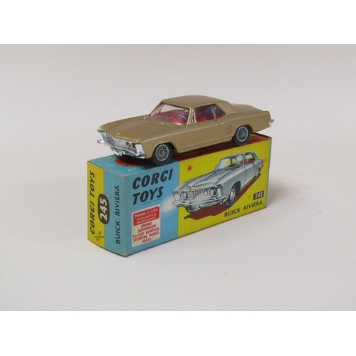 1696 - FOUR BOXED CORGI TOYS - NO.436 CITROEN SAFARI, 247 MERCEDES BENZ 600 PULLMAN, 245 BUICK RIVERA & 276... 