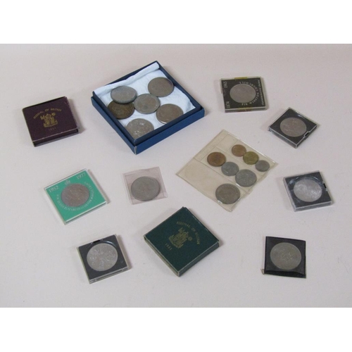 1720 - BOX OF MIXED COINS TO INC. FESTIVAL OF BRITAIN