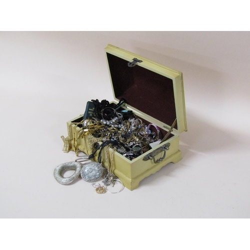 1731 - BOX OF MIXED COSTUME JEWELLERY