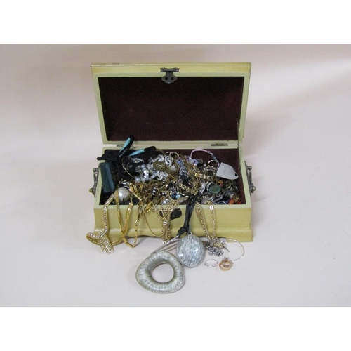 1731 - BOX OF MIXED COSTUME JEWELLERY