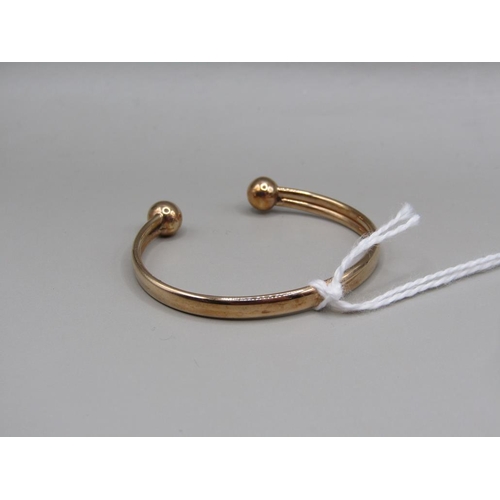 1502A - 9ct GOLD INFANTS BANGLE