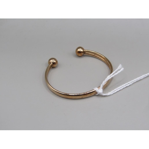 1502A - 9ct GOLD INFANTS BANGLE